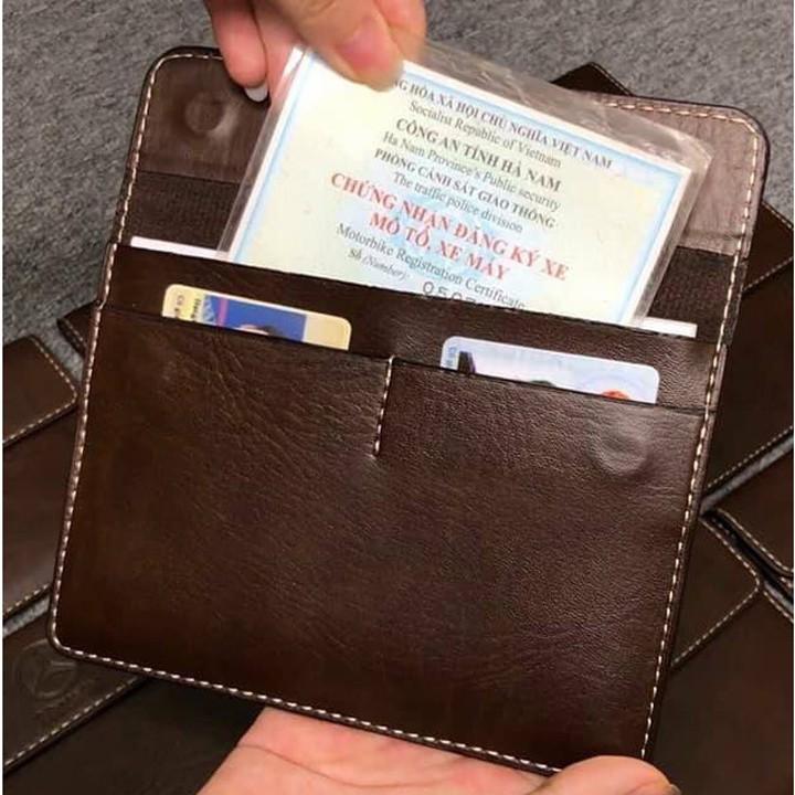 Ví đựng giấy tờ xe ô tô BMW Da Cao Cấp Sang Trọng, Ví da đựng giấy tờ xe ô tô