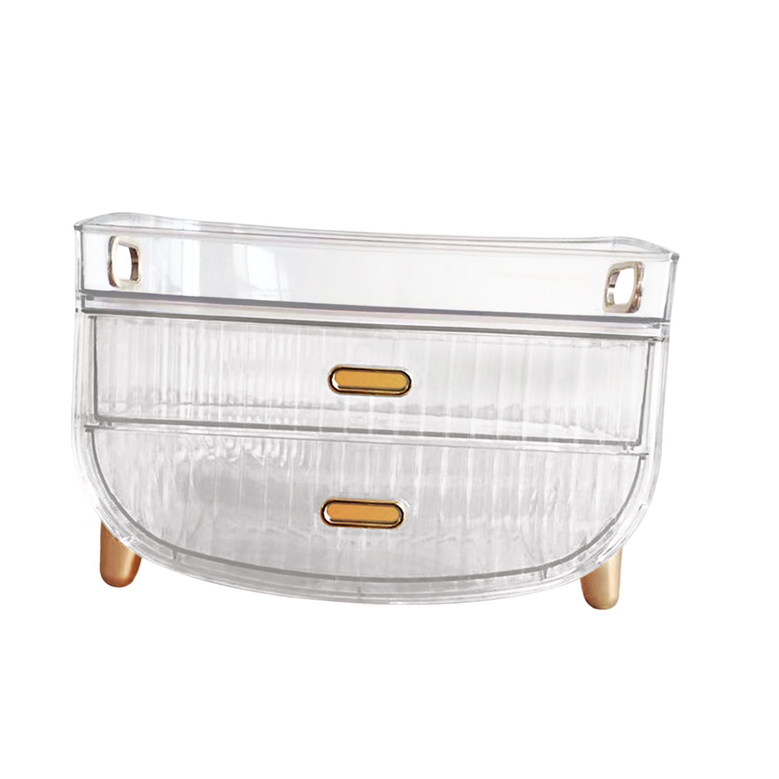 Cosmetic Storage Box Cosmetic Display Cases, Desktop Makeup Organizer for Bedroom