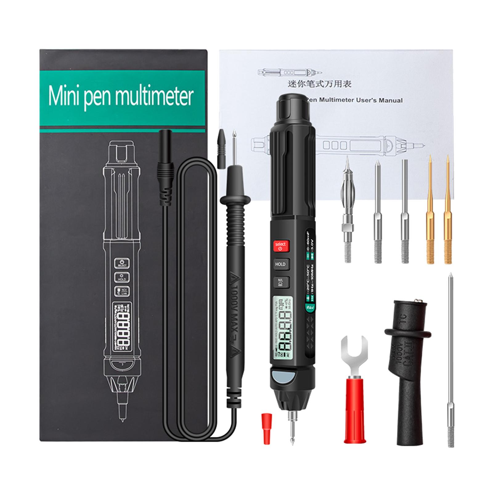 Multimeter Tester 6000 Counts AC/DC Voltage Meter Pen