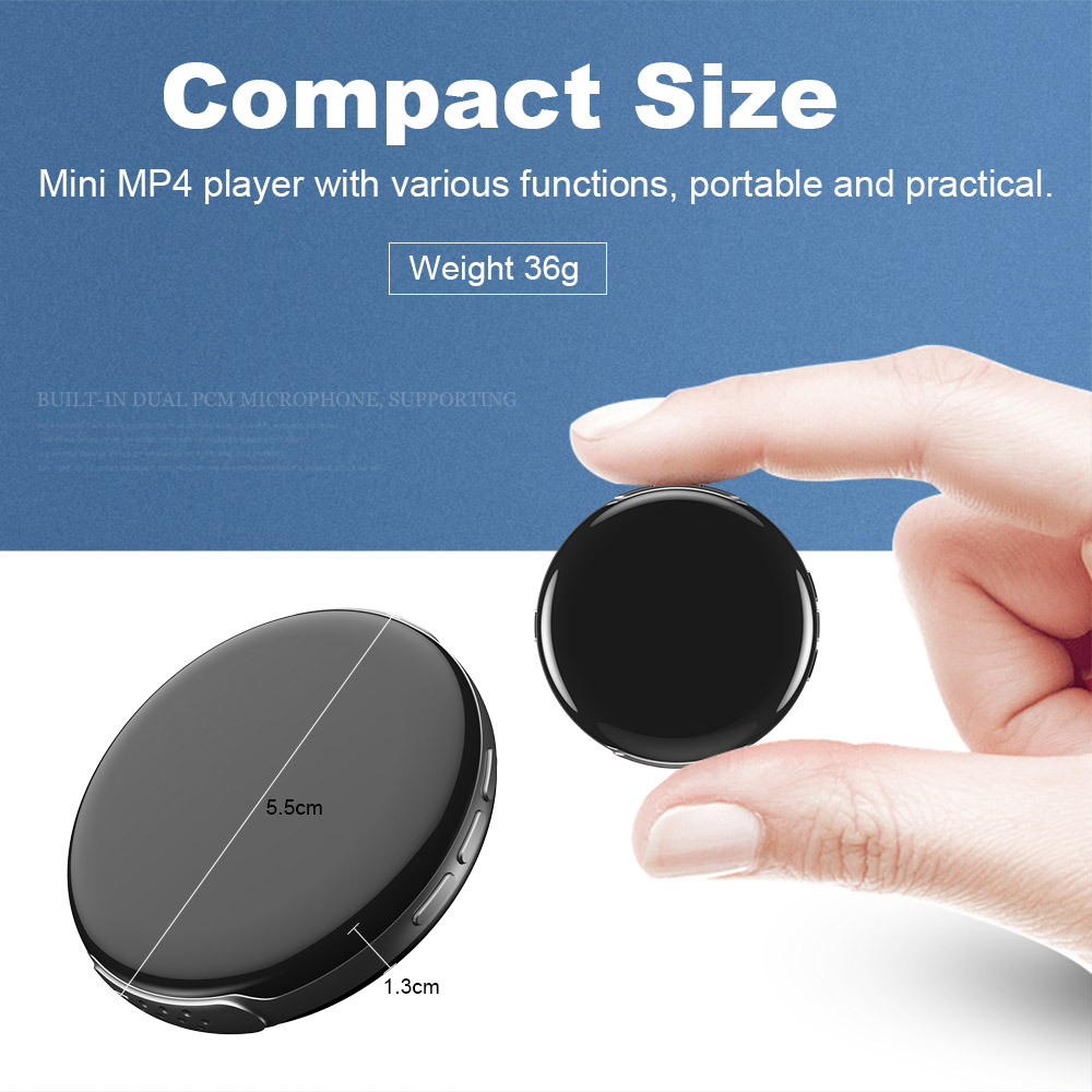 Máy Nghe Nhạc MP3 Bluetooth Ruizu M1 Bộ Nhớ Trong 8GB Cao Cấp AZONE - Hàng Chính Hãng