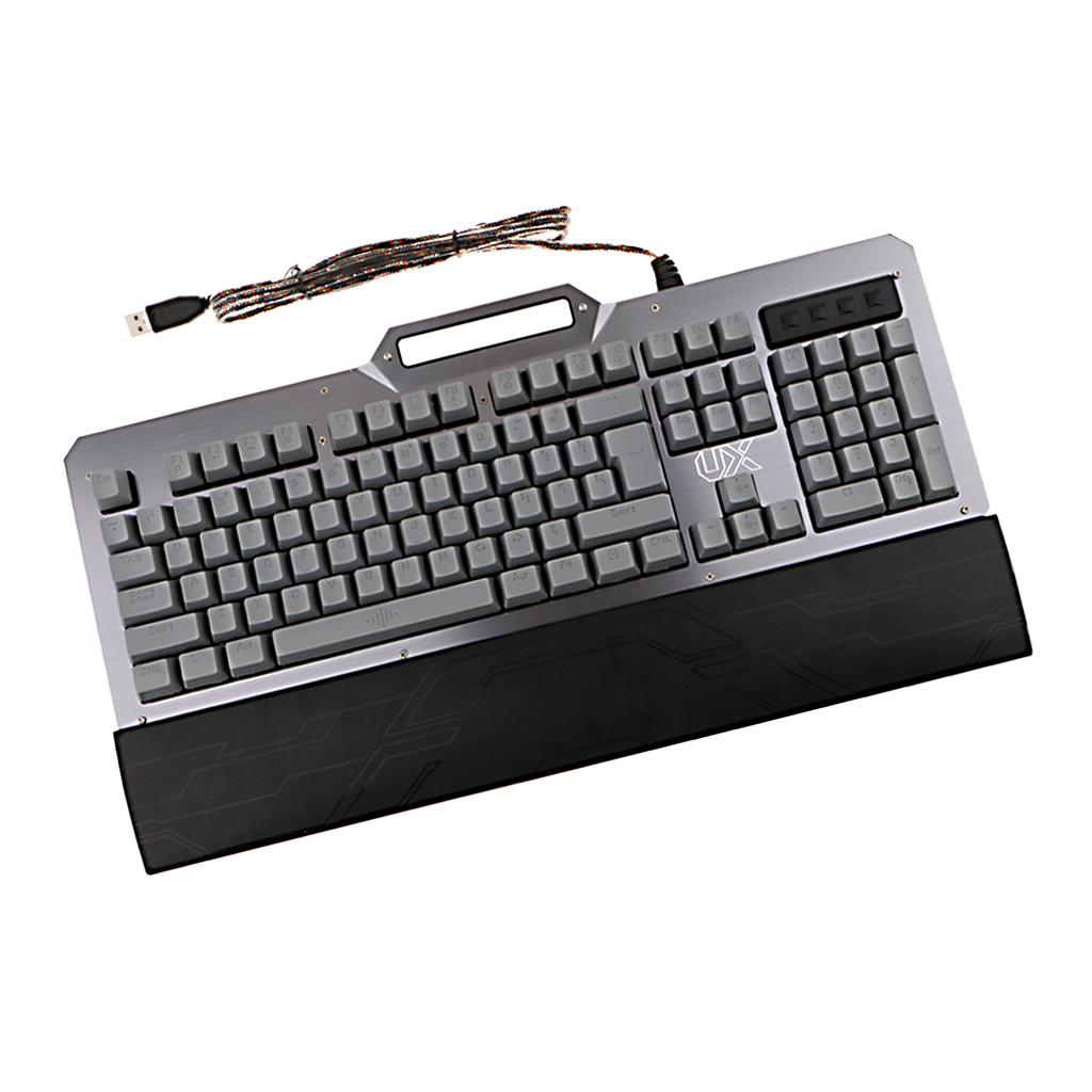 104 Keys K-26 Ergonomic Backlit Gaming Mechanical USB Wired Keyboard