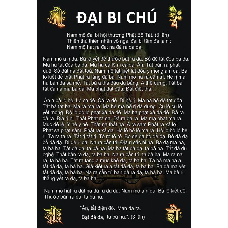 Tranh Phật giáo Chú Đại Bi- Bát Nhã Tâm Kinh-Điều răn của Phật