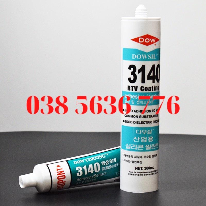 Dow Corning 3140, Keo Silicone Không Thấm Nước, Cách Điện, Chống Rò Rỉ, Keo Lỏng Trong Suốt