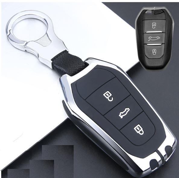 Vỏ ốp khoá xe hơi - Bọc chìa smartkey ô tô Peugeot 208 2008 308 3008 5008