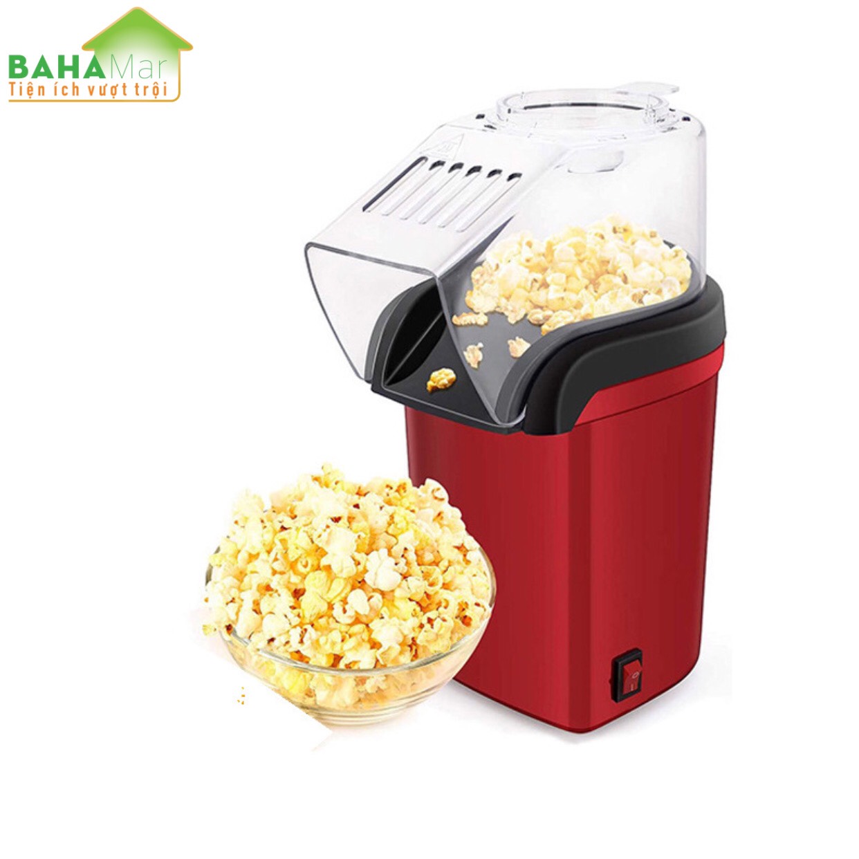 MÁY LÀM BẮP RANG BƠ POPPER TỰ ĐỘNG TẠI GIA ĐÌNH "BAHAMAR" tiện dụng và đảm bảo vệ sinh an toàn phù hợp dùng tại gia đình