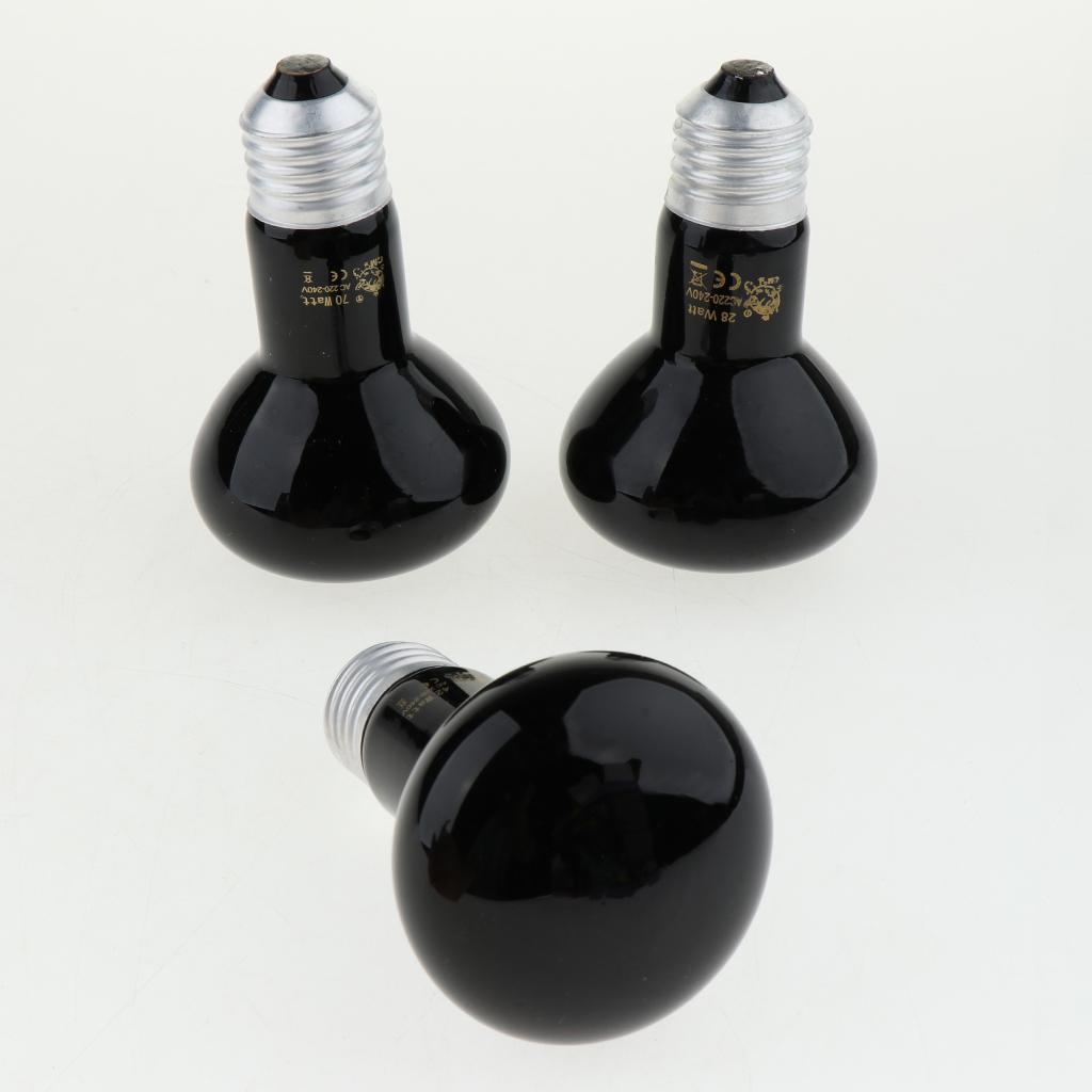 E27 Pet Reptile Breeding Infrared Ceramic Heater Light Lamp Bulb
