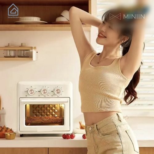 Nồi Chiên Không Dầu Kiêm lò Nướng Đa Năng Kiểm Soát Nhiệt Độ - Dung Tích 15 Lít - Hàng Chính Hãng MINIIN