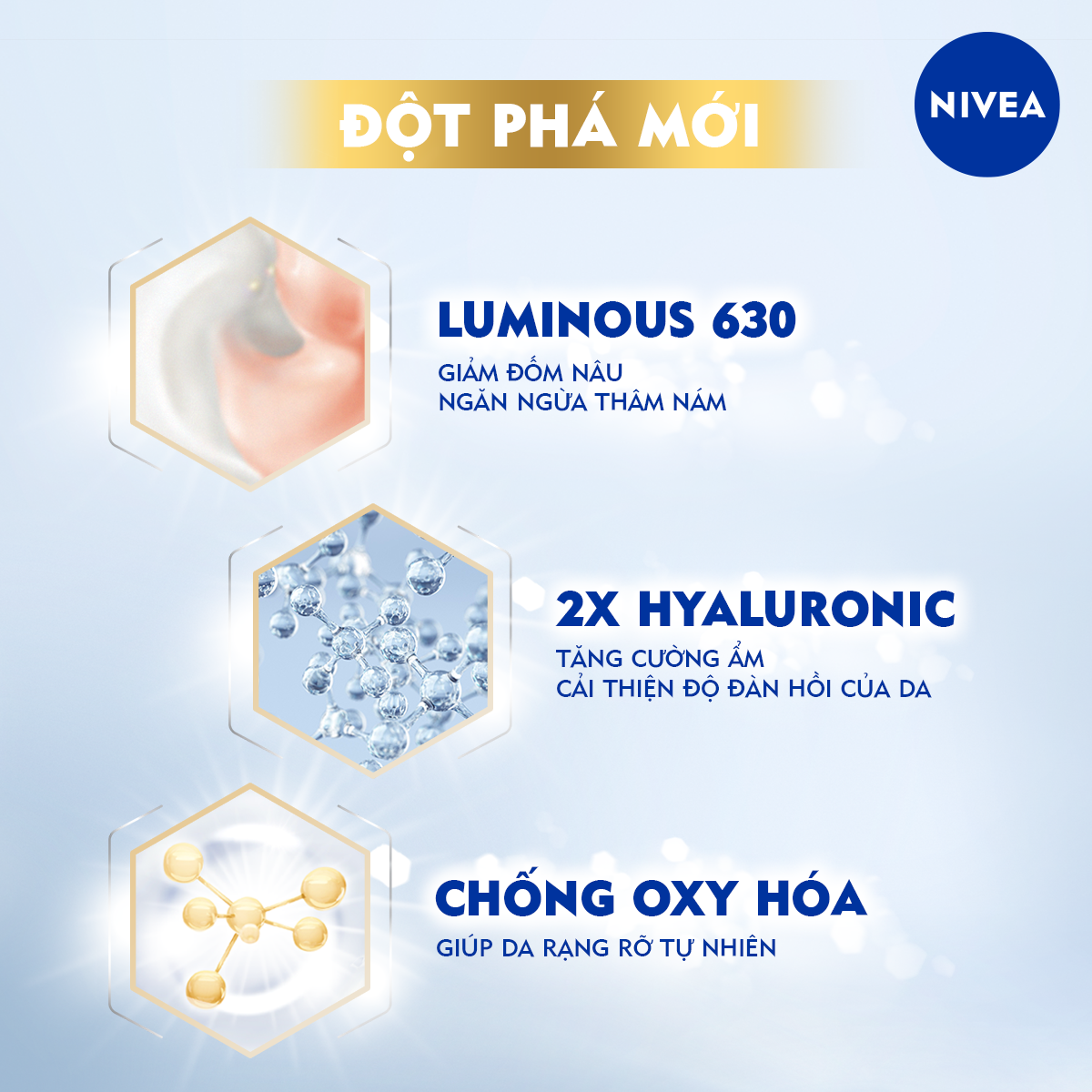 Tinh Chất Chuyên Sâu NIVEA LUMINOUS 630 Giúp Làm Mờ Đốm Nâu | Ngăn Ngừa Thâm Nám  - 86580