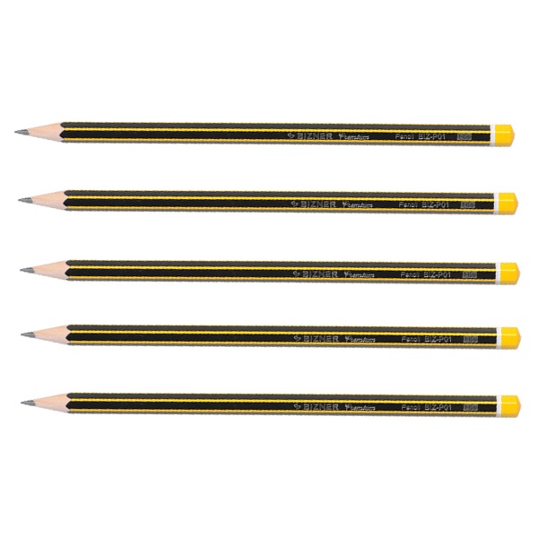 Bộ 5 Bút chì gỗ cao cấp Bizner BIZ-P01