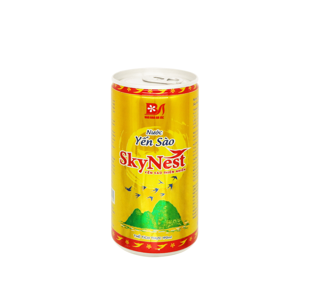 Lon nước yến sào SkyNest 190ml, dinh dưỡng cao, vị thanh nhẹ