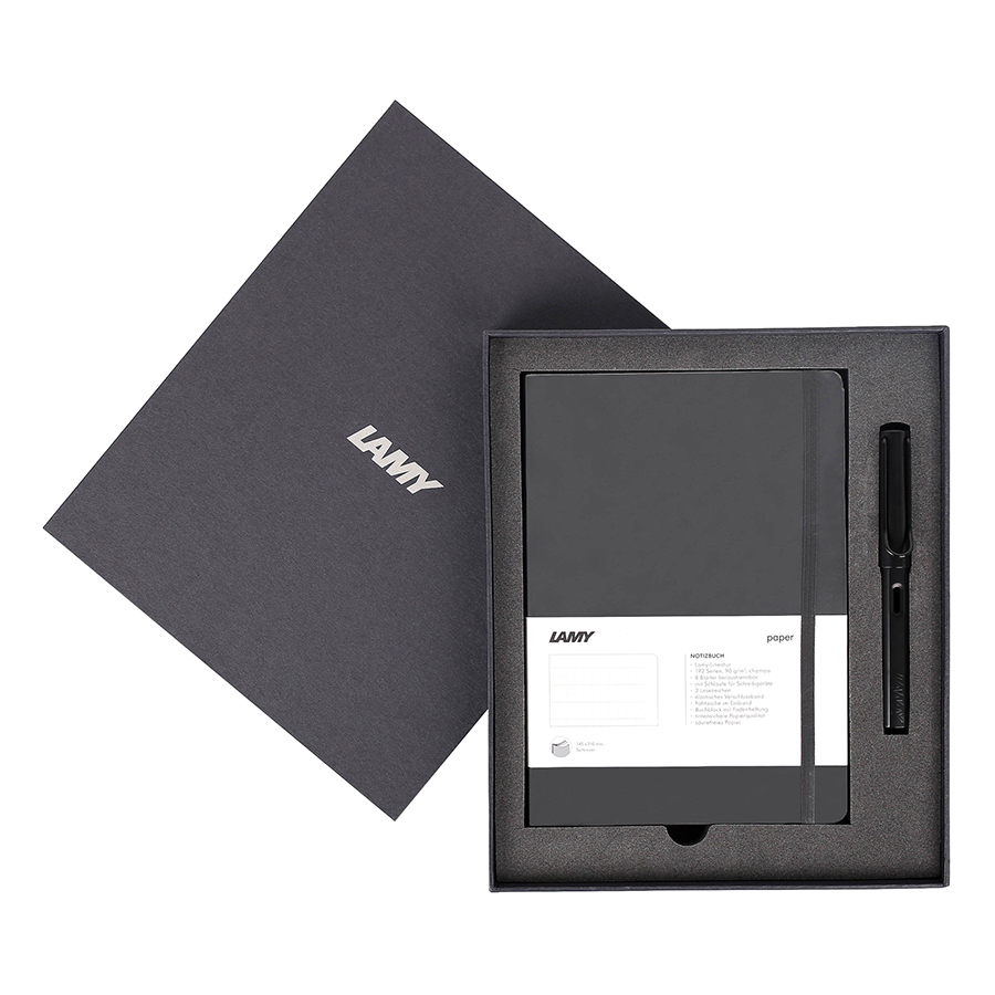 Gift Set Lamy Notebook A5 Softcover Black + Lamy Al-Star Black - GSNAl006