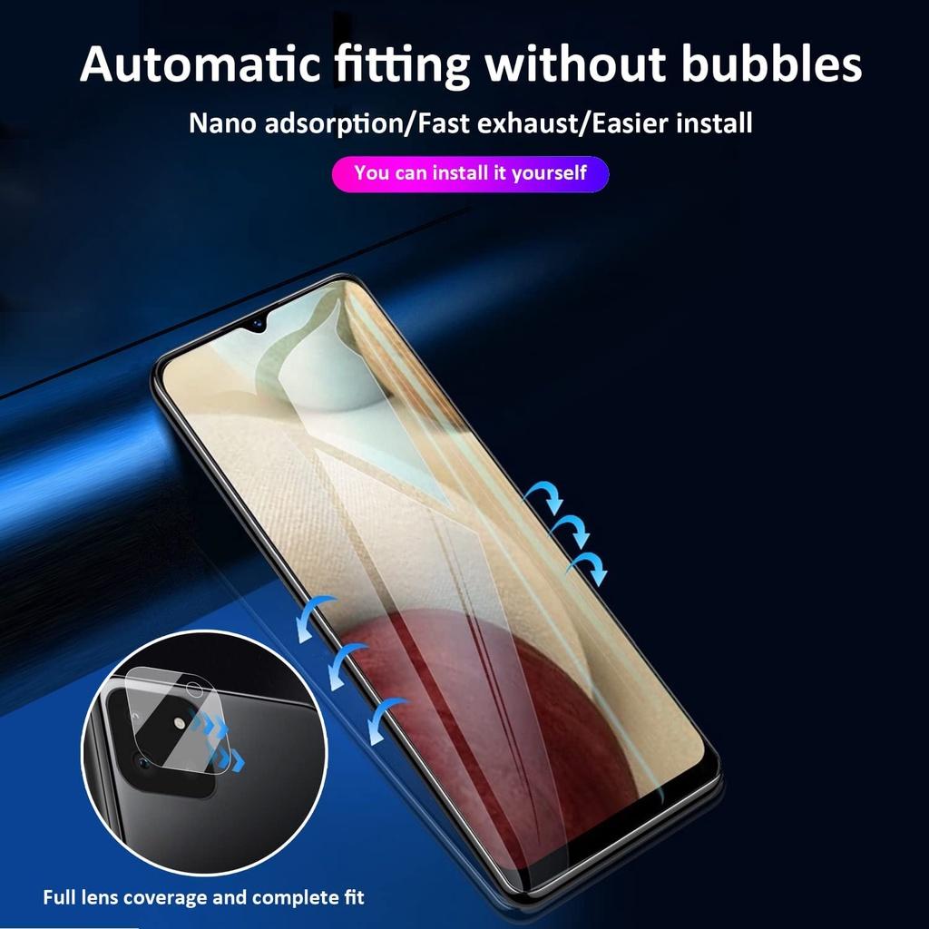 Kính cường lực GAERU cho SAMSUNG A12 phủ nano chống bám vân tay chống xước độ cứng cao 9h