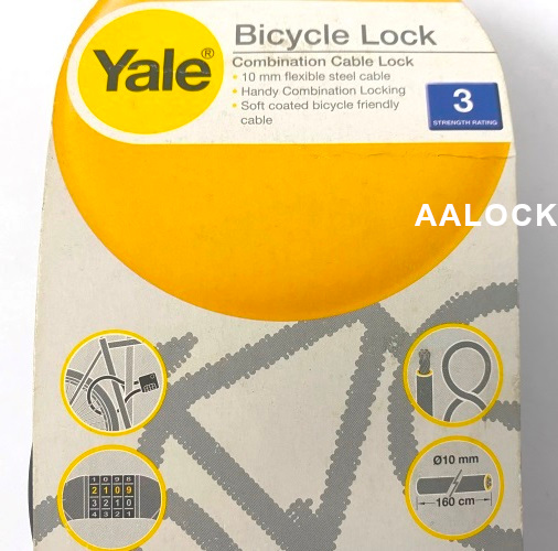 Khóa số xe đạp Yale YCCL2- khóa dây cao cấp của Mỹ