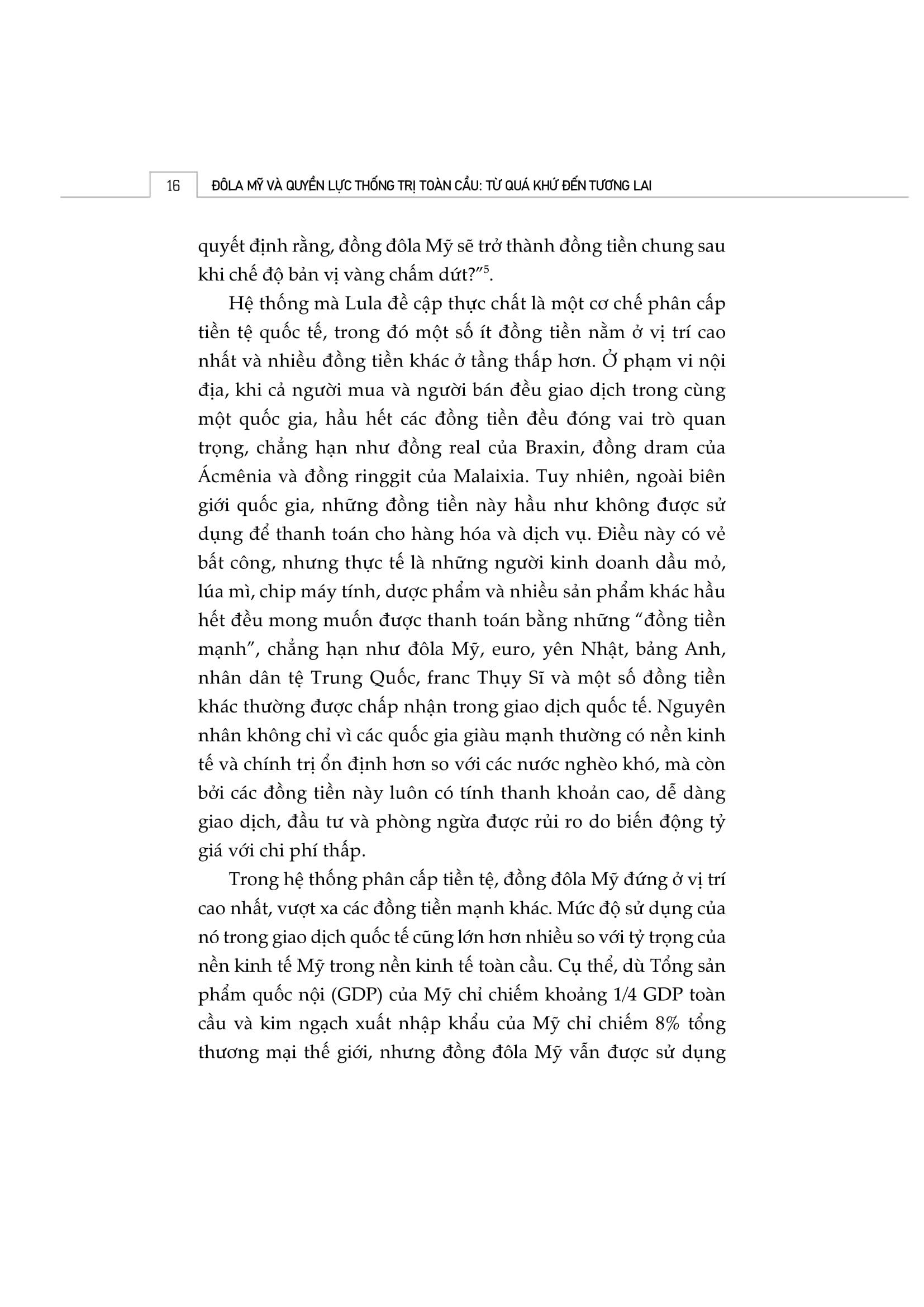 Sách - Đô La Mỹ Và Quyền Lực Thống Trị Toàn Cầu - Từ Quá Khứ Đến Tương Lai