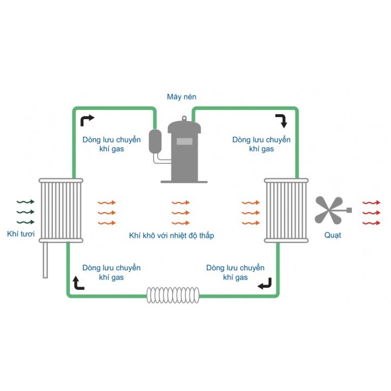 Máy xử lý ẩm DEAIR.RE – 100