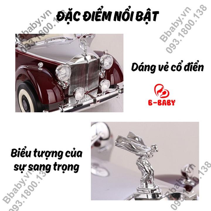 Xe Ô Tô Điện Cổ Điển Holla Trẻ Em, Xe Điện Cho Bé Có Điều Khiển Từ Xa