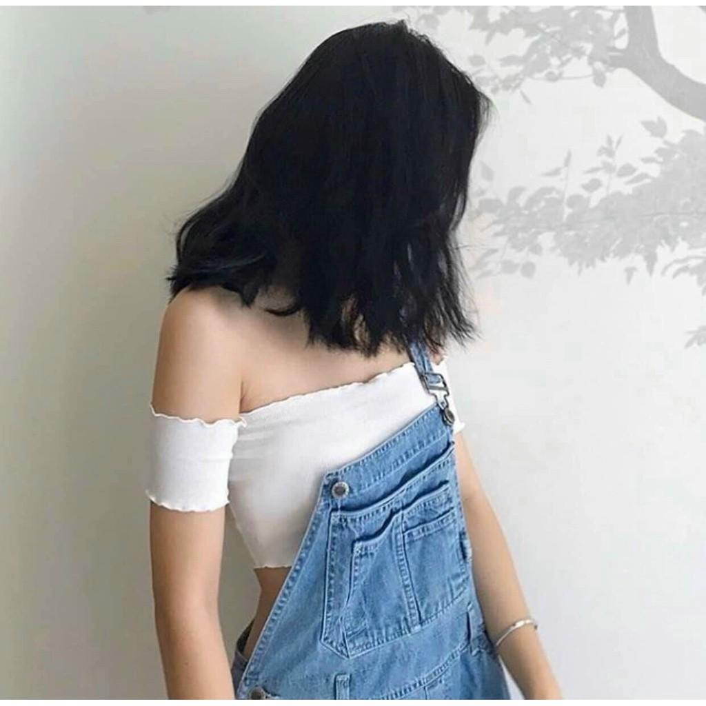 Áo Croptop bẹt vai bao quyến rũ, mát mẻ cho mùa hè