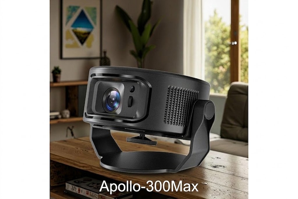 Máy Chiếu Mini Apollo 300MAX – Android 14, Siêu Nét, Hỗ Trợ 4K Chính Hãng - Hàng nhập khẩu