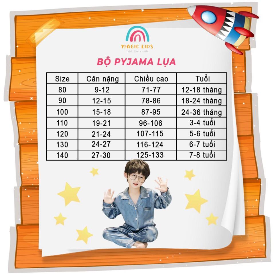 Bộ đồ pyjama rời dài tay họa tiết dễ thương cho bé BR20017 - MAGICKIDS