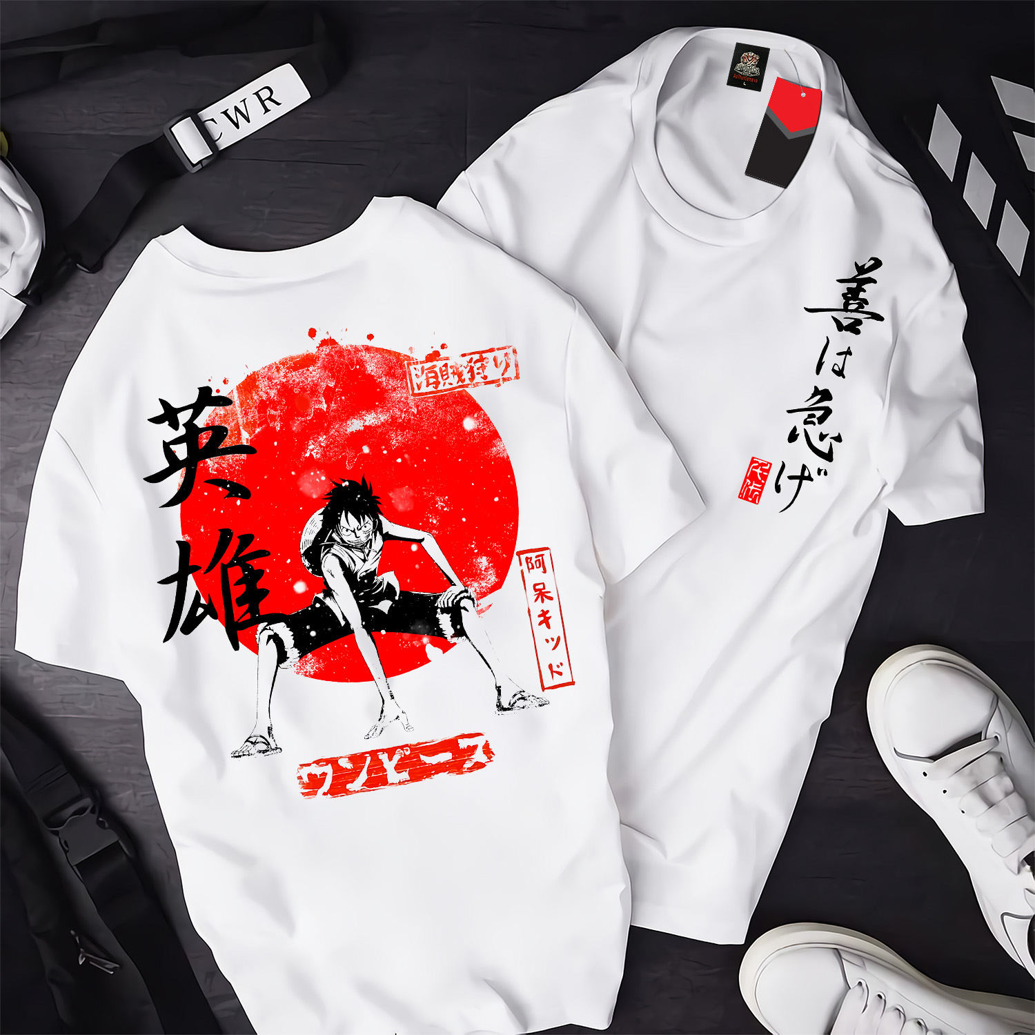 Áo One Piece Luffy ATT-01, Áo thun Anime Manga One Piece Monkey D. Luffy Unisex Nam Nữ
