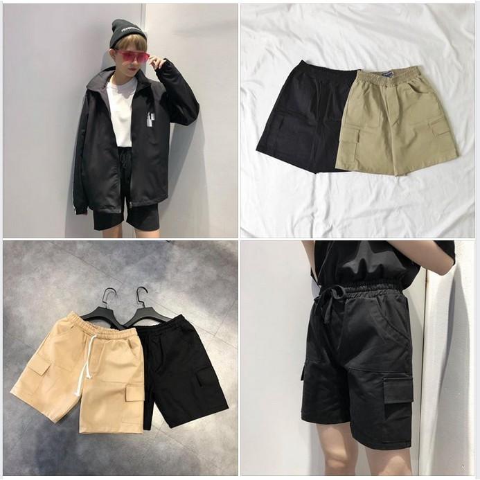 Quần SHORT KAKI TÚI HỘP BOX Nam Nữ Ulzzang Unisex