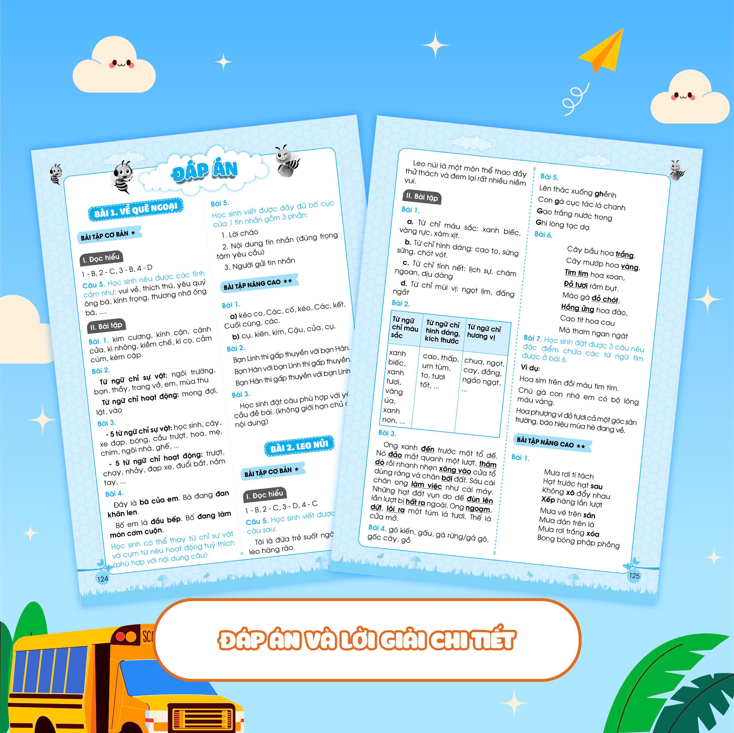 Sách - Bổ Trợ Tiếng Việt Bài Tập Cơ Bản Và Nâng Cao Lớp 3 - Tập 1