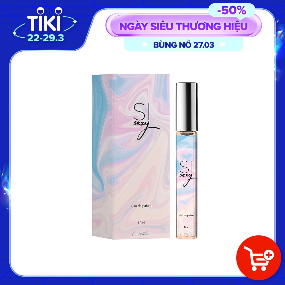 Nước hoa mini dạng lăn Cenota Si Sexy 10ml Chính Hãng Quyến Rũ Gợi Cảm