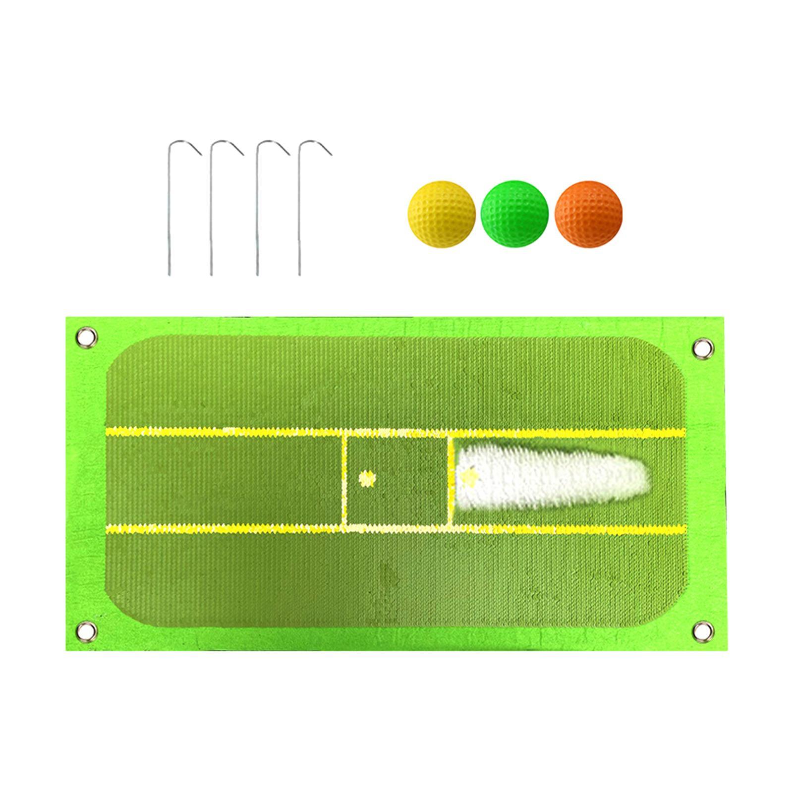 Golf Swing Mat Golf Practice Hitting Aid Equipment for Training Outdoor