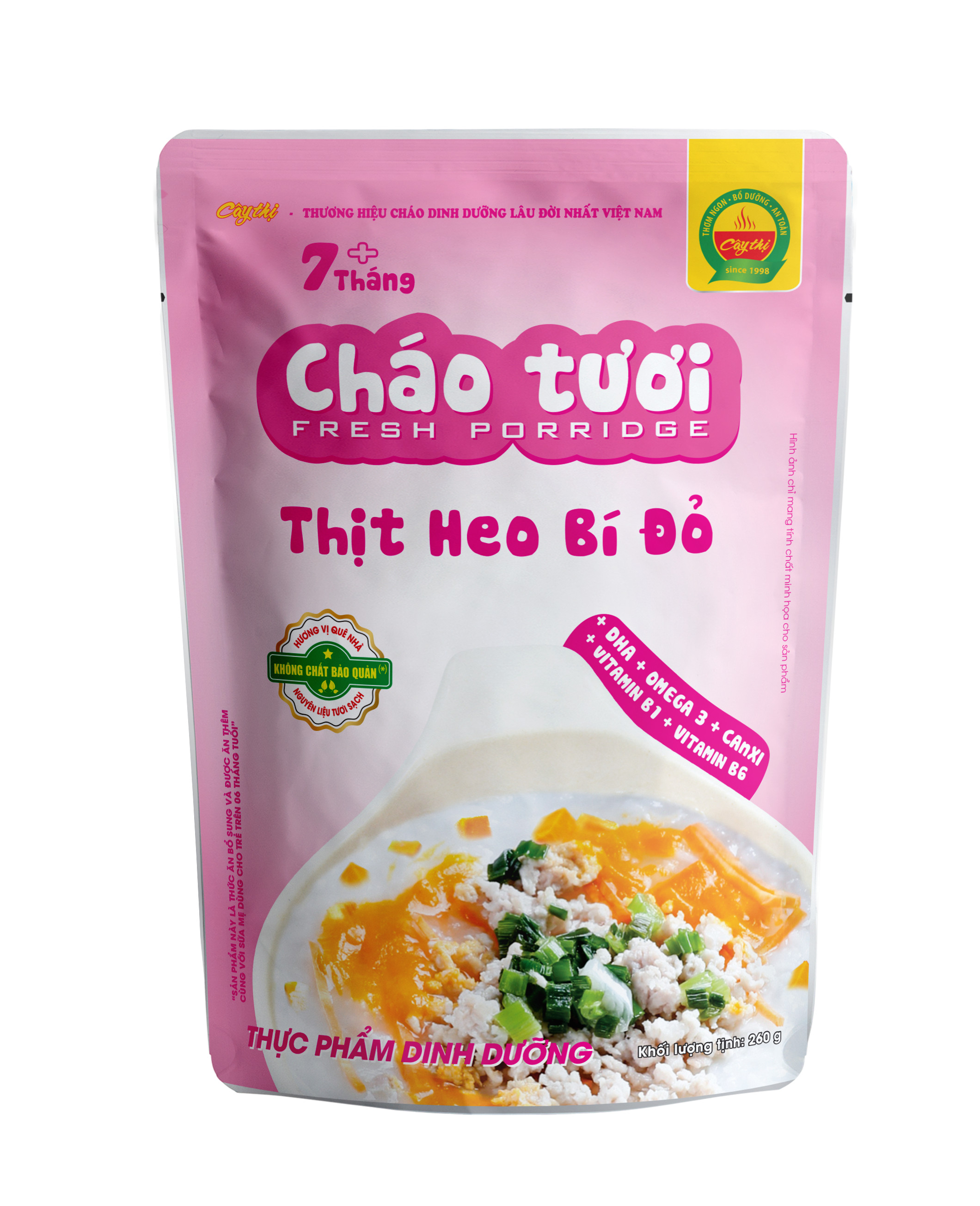 Combo 14 Gói Đủ Vị Cháo Tươi Dinh Dưỡng Cây Thị