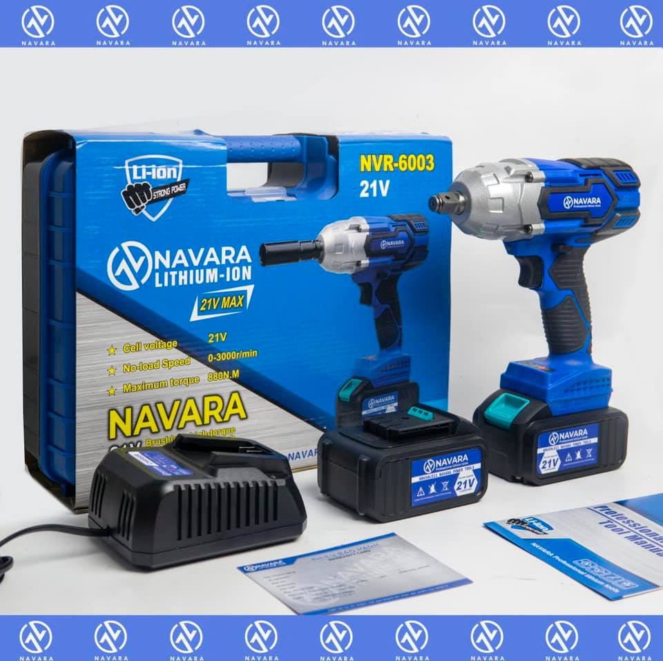 MÁY SIẾT BULONG CAO CẤP NAVARA MỞ ỐC 34mm BẢO HÀNH 24 THÁNG CHÍNH HÃNG