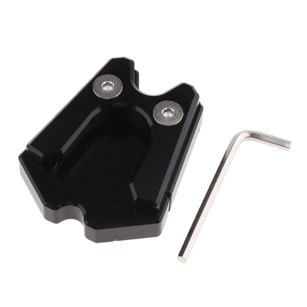 CNC Aluminum Foot Side Stand Plate Kickstand Extension Pad Fit for Vespa GTS GTV 300ie