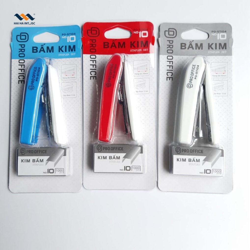 Bấm kim PRO-OFFICE size 10 ST104 (màu ngẫu nhiên)