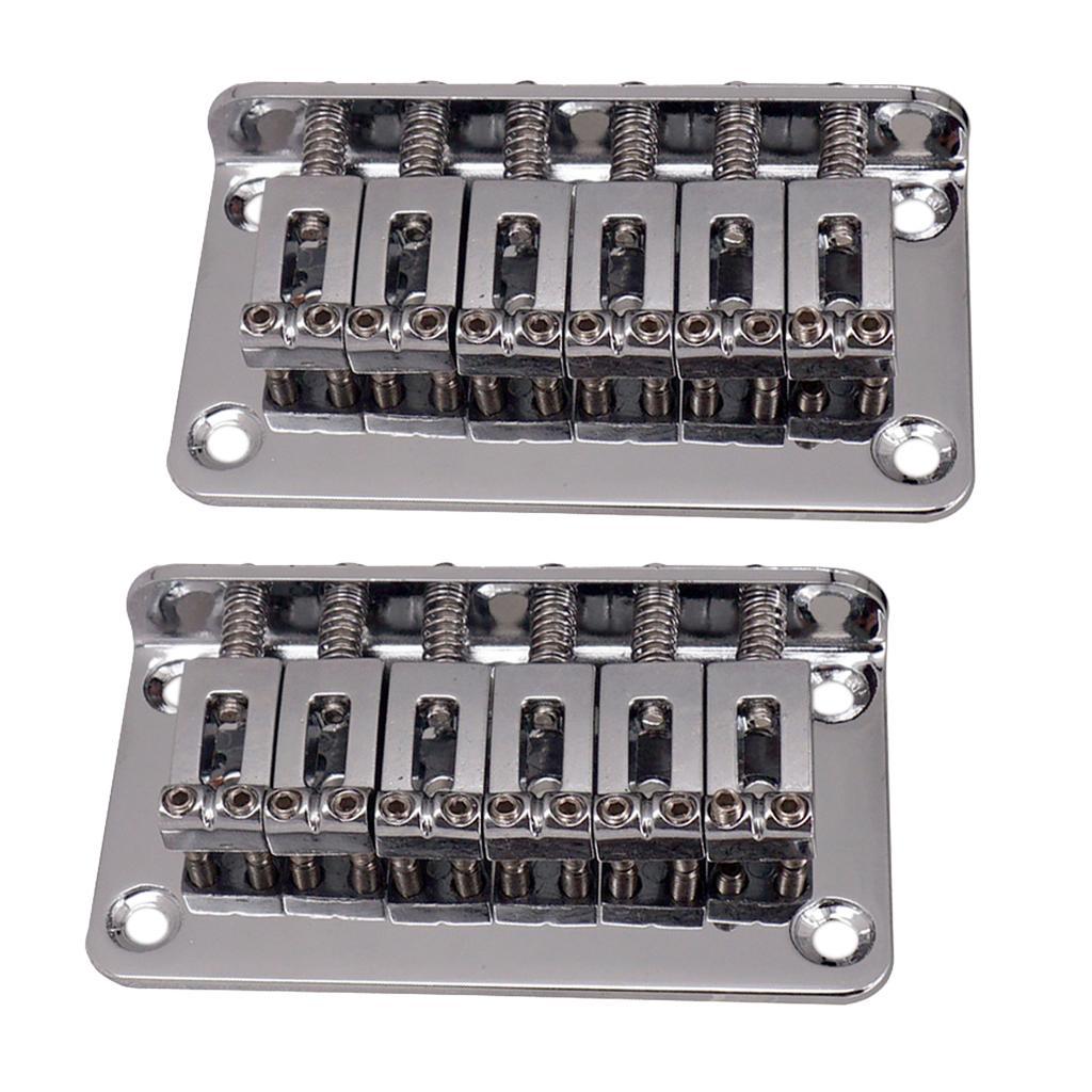 Bass Bridge BLACK With 5 Screws & 1 Wrench , 2 Set
