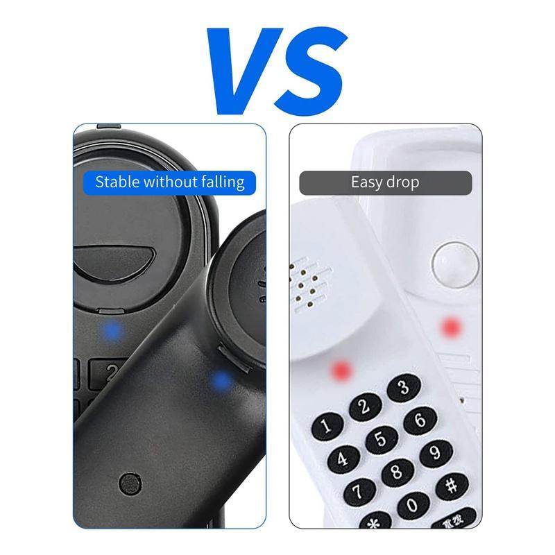 1 Điện Thoại Di Động Landline House Có Nút Lớn Và Số Màu Đen Cuối Cùng Cho Văn Phòng / Khách Sạn