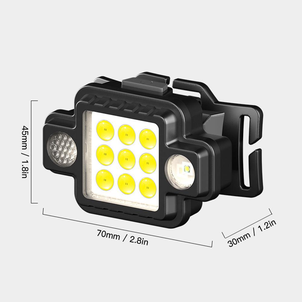USB Rechargeable Headlamp Outdoor Flashlight Headlight Work Light with Adjustable Head 5 Light Modes for Cycling Camping Hiking Running