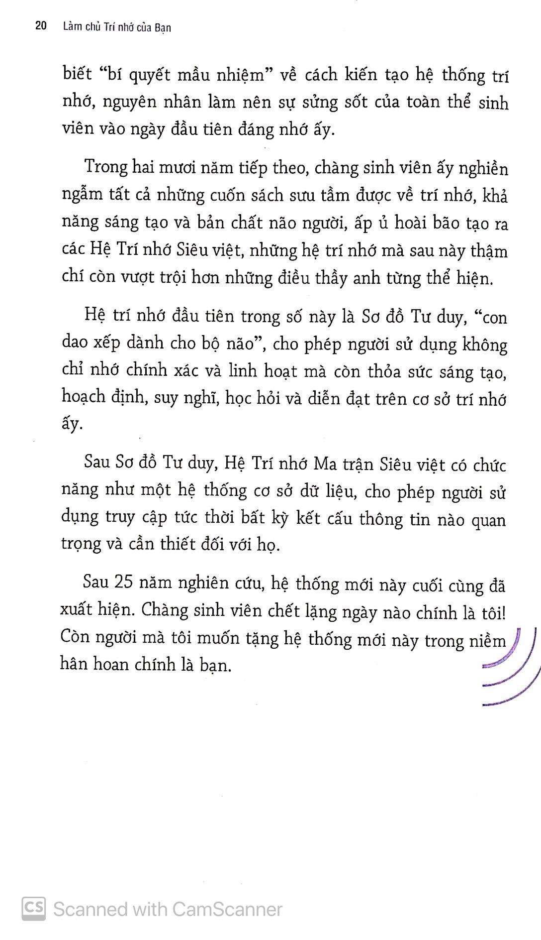 Làm Chủ Trí Nhớ Của Bạn (Tái Bản 2019)