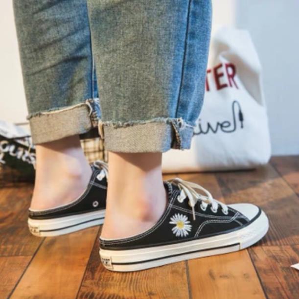 Giày sục hoa cúc mới cao cấp :)))