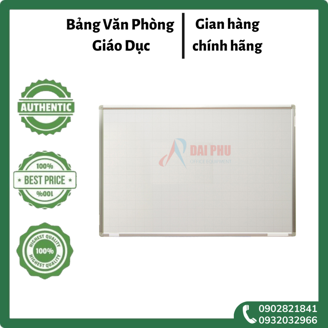 Bảng Từ Trắng Viết Bút Lông Khung Dp02 Chất Lượng Cao