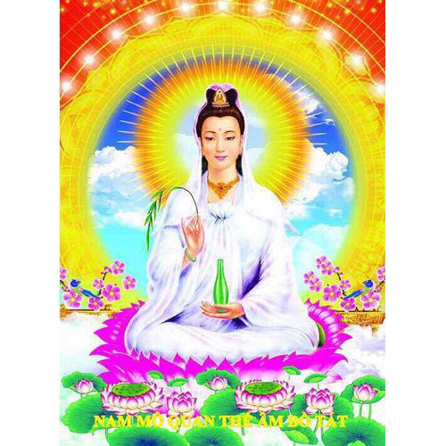Tranh đính đá Quan Âm  - 88571
