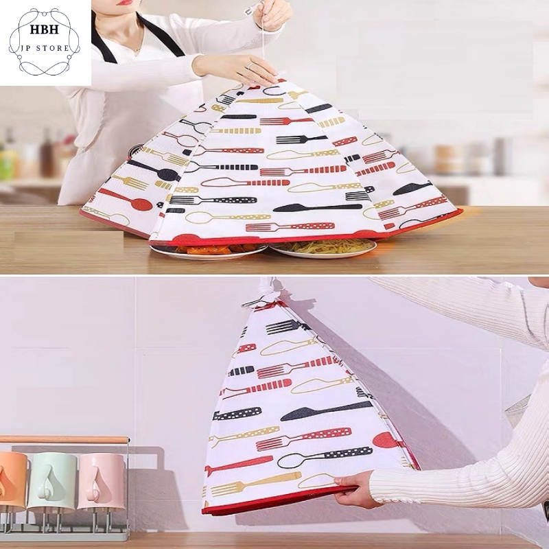 Lồng bàn gấp gọn giữ nhiệt tiện lợi
