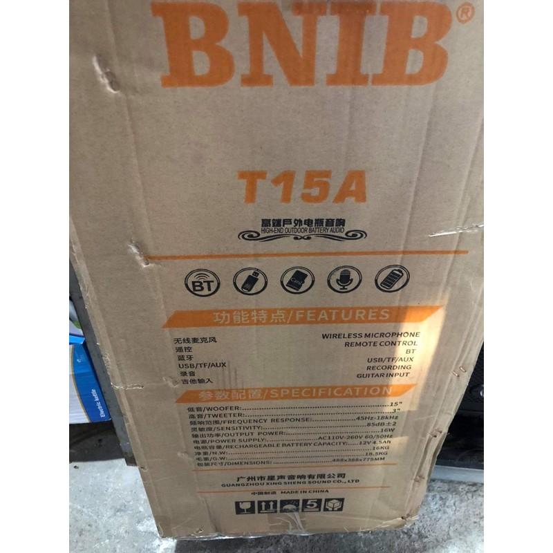 Loa Kéo T15A BNIB Bass 40 Âm thanh tinh khiết, sống động, kèm 2 mic Wireless, kèm khiển từ xa - Hàng Nhập Khẩu