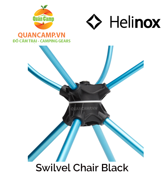 Ghế dã ngoại xếp gọn Helinox Swivel Chair Black