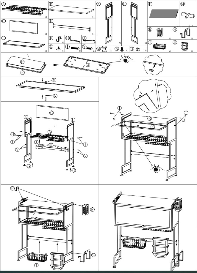 Kệ chén đĩa bát có nắp đậy 2 tầng sạch sẽ chống bụi cho nhà bếp tiện lợi - Hàng cao cấp