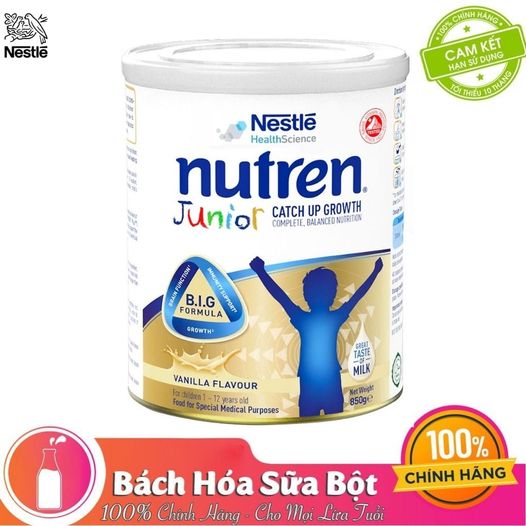 Sản Phẩm Dinh Dưỡng Nestle Nutren Junior (850g)