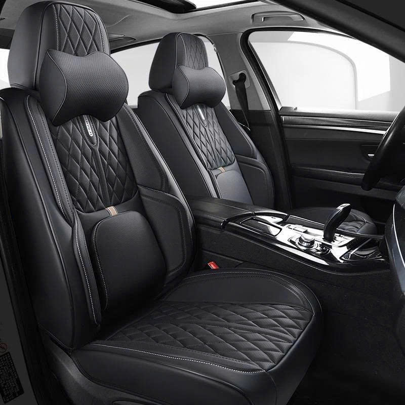 ( Mã A04) Bộ áo ghế da Nappa có đệm cao su non nâng lưng tặng kèm 2 gối