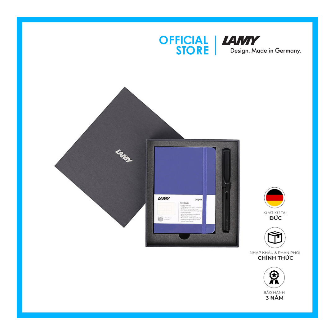 Gift Set Lamy Notebook A6 Softcover Blue + Lamy AL-Star Black - GSA6-AL007