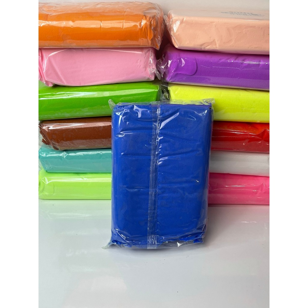 Đất sét đất nặn giá sỉ siêu nhẹ tự khô 500gr Full màu, đồ làm handmade/slime/DIY đồ chơi cho bé B195