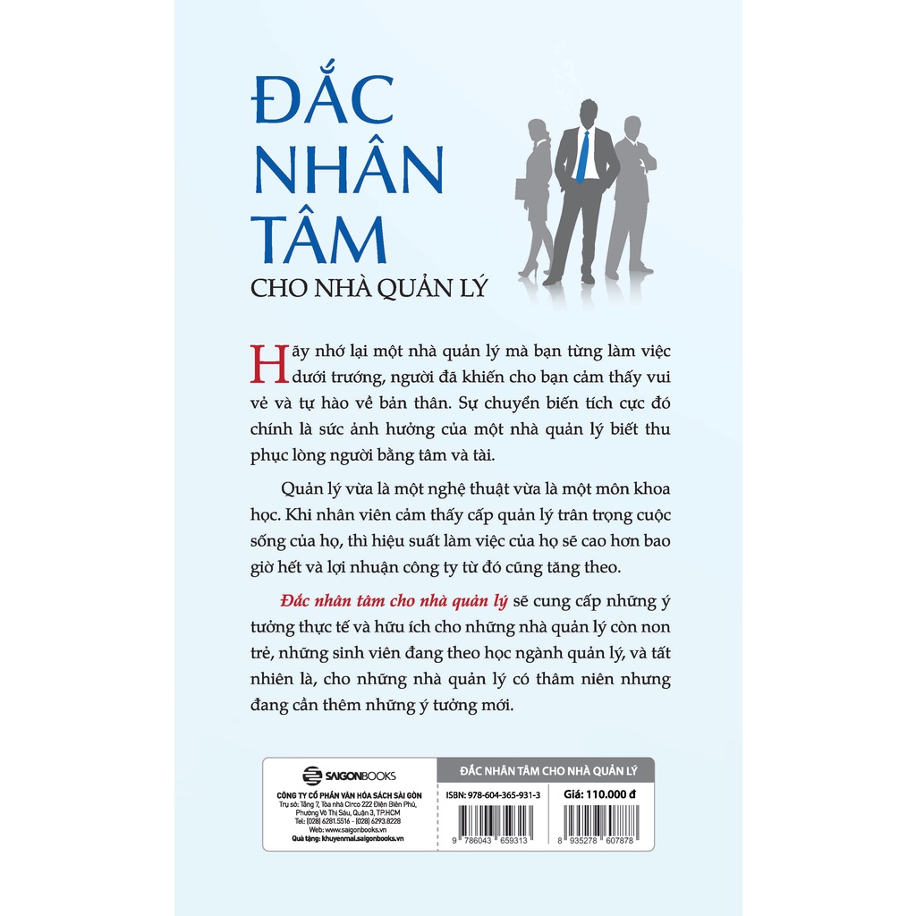 Đắc nhân tâm cho nhà quản lý 