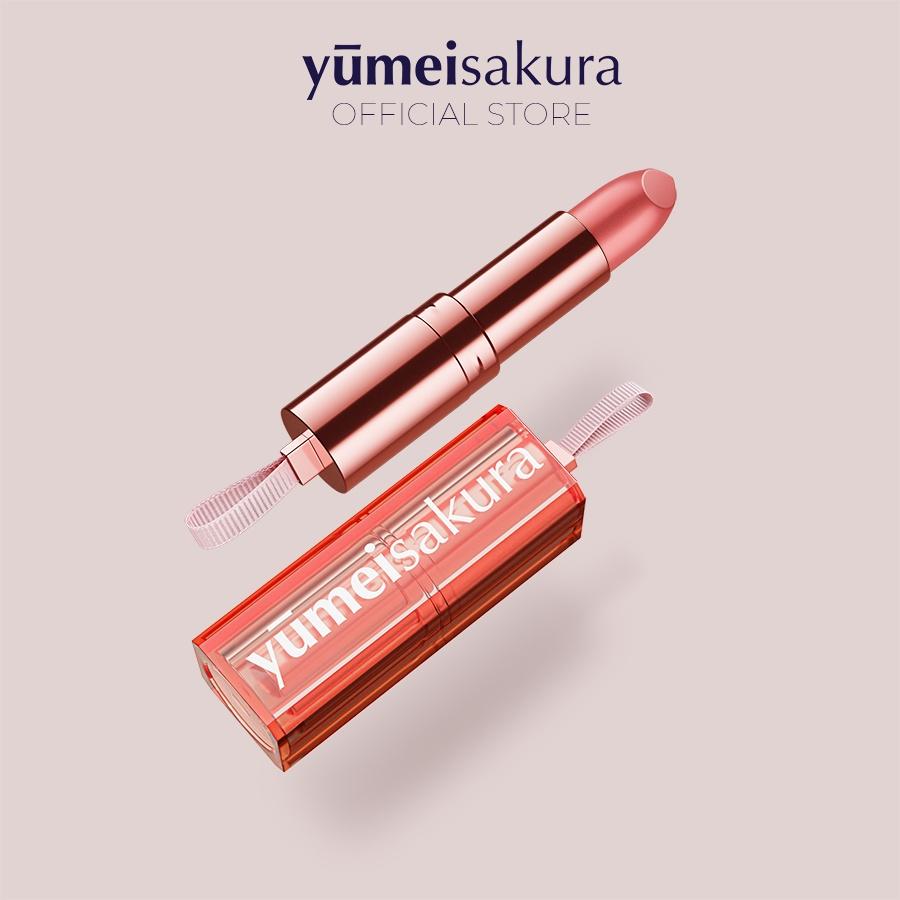 Son Thỏi Lì Mịn Chotto Matte Yumeisakura Đỏ Rượu Sẫm Burgundy Red Lipstick YMS17 3.5g