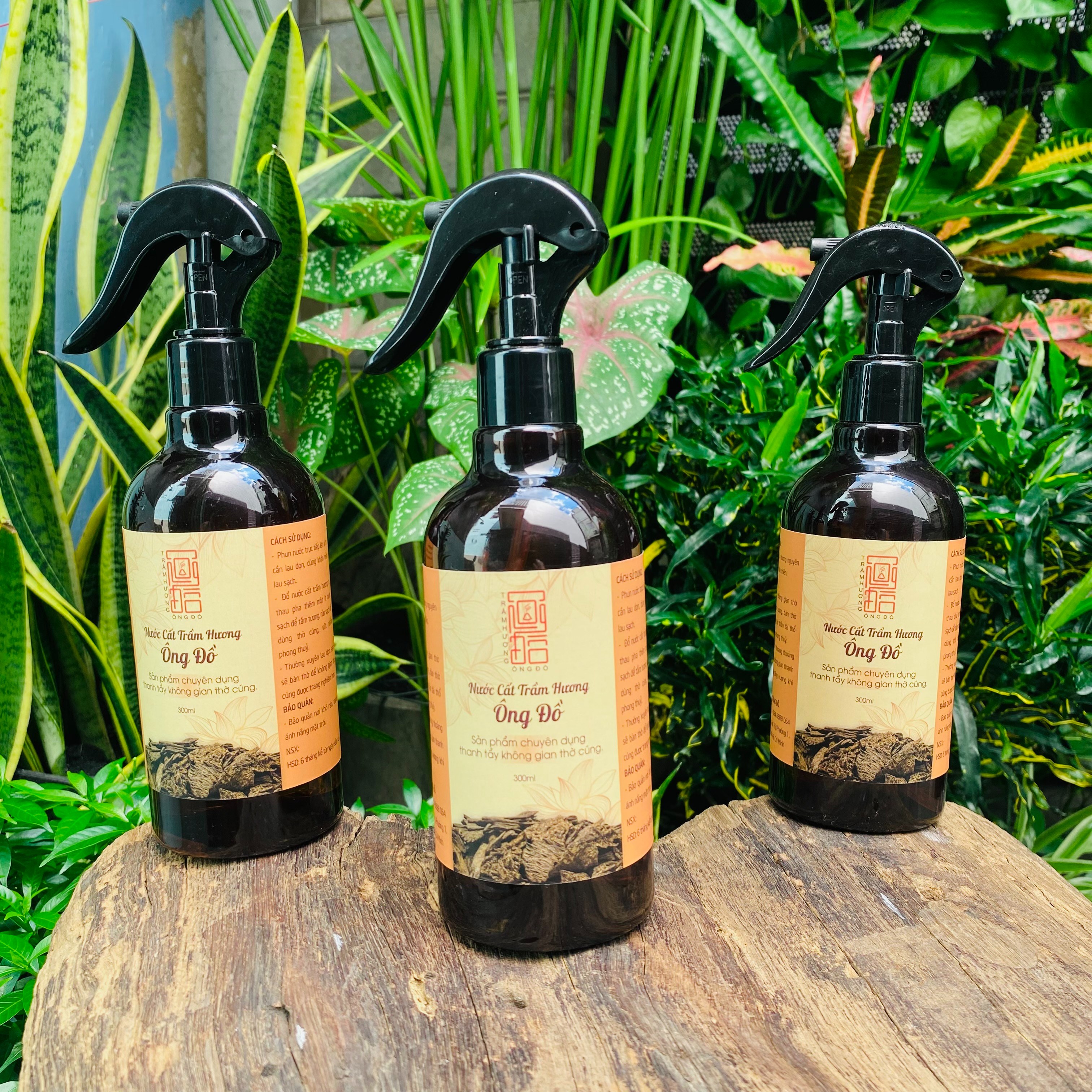 Nước Cất Trầm Hương Lau Bàn Thờ, Thanh Tẩy Không Gian Thờ Cúng, Lau Tôn Tượng Vật Phẩm Phong Thủy